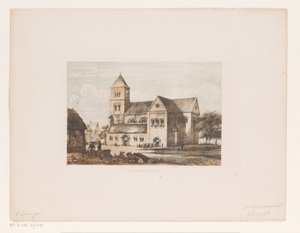 Igreja do Século XII
Edifício da igreja do século XII (título sobre o objecto) de Cornelis Springer
