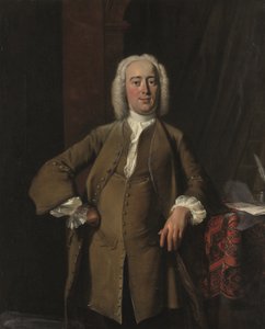 Retrato de um cavalheiro tradicionalmente identificado como Philips Zweerts (1704-1774) de Cornelis Troost