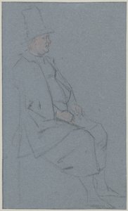 Charlatão sentado, perfil à direita de Cornelis Troost