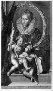 Elizabeth I, rainha da Inglaterra e Irlanda.