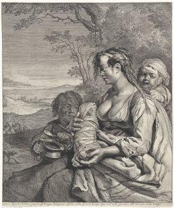 Heidin
Spondeo divitius pauper (...) verba dedissi (título sobre o objecto) de Cornelis Visscher (II)