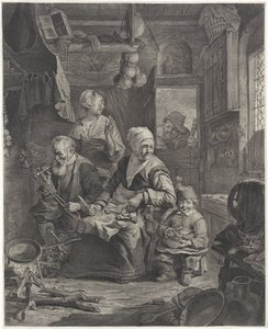 fabricante de panquecas de Cornelis Visscher (II)