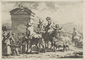 Lugar de descanso
Paisagens (título da série) de Cornelis Visscher (II)