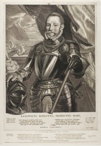 Lodewijk Boisot, Almirante da Zelândia, placa 4 de Quatuor Personae de Cornelis Visscher
