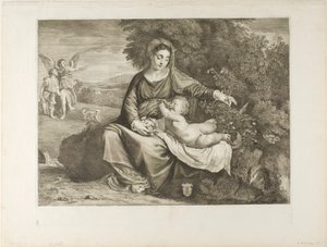 Madonna e criança de Cornelis Visscher