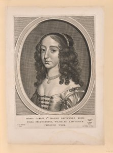 Mary Stuart, mulher de Guilherme II, de Nine Portraits de Cornelis Visscher