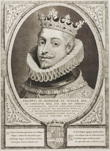 Filipe III, Rei de Espanha, dos Principes Hollandiae, Zelandiae, et Frisiae de Cornelis Visscher