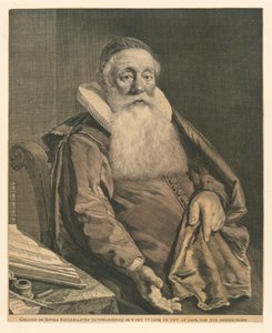 Retrato de Gélio de Bouma de Cornelis Visscher