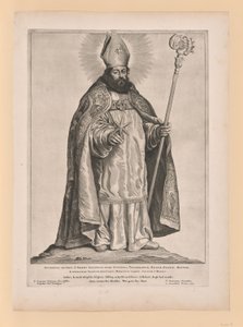 São Frederico de Utrecht, de Santos do Norte e do Sul dos Países Baixos de Cornelis Visscher