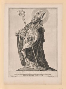 São Willebrord, de Santos do Norte e do Sul dos Países Baixos de Cornelis Visscher