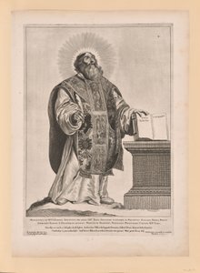 São Wulfram, de Santos do Norte e do Sul dos Países Baixos de Cornelis Visscher