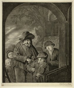O tocador de furacão de Cornelis Visscher