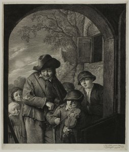 O tocador de furacão de Cornelis Visscher
