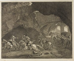 O tiro de pistola de Cornelis Visscher