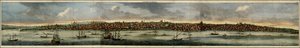 Vista a cores de Constantinopla, de 1698, por Cornelis De Bruyn