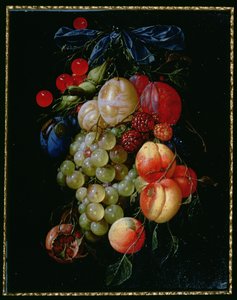Uma guirlanda de frutas