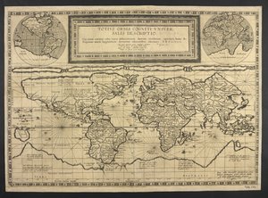 Mapa do mundo, descrição universal de todo o mundo