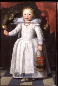 Menina com um papagaio de Cornelis de Vos