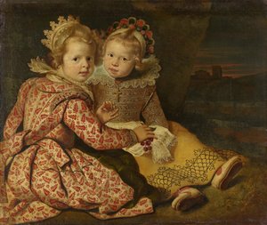 Magdalena e Jan Baptist de Vos, os filhos do pintor de Cornelis de Vos