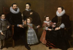Retrato de uma família de Cornelis de Vos