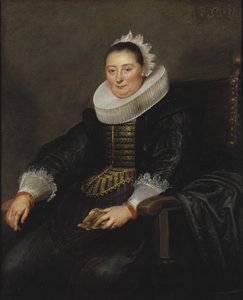 Retrato de uma mulher de meia-idade de Cornelis de Vos