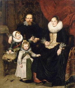 Autorretrato com a Família, 1621.