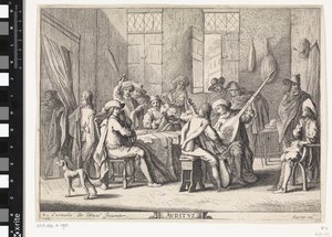 Audição
Avditvs (título sobre o objecto)
Cinco sentidos (título da série) de Cornelis de Wael