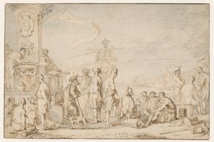 porto oriental de Cornelis de Wael
