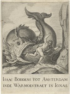 Jonas cuspido por baleia de Cornelis van Dalen (I)