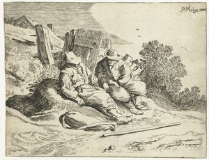 Vereadores à beira da estrada
Quatro paisagens (título da série) de Cornelis van Kittensteyn (attributed to)
