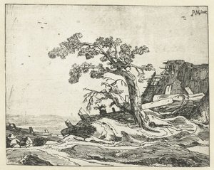Paisagem com árvore
Quatro paisagens (título da série) de Cornelis van Kittensteyn (attributed to)