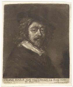 Retrato de Frans Hals com um chapéu de Cornelis van Noorde (attributed to workshop of)