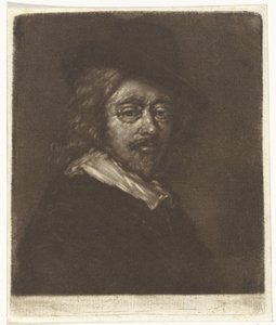Retrato de Frans Hals com um chapéu