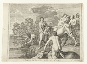 Xadrez de Júpiter Europa
Metamorfoses por Ovid (título da série) de Cornelis van Poelenburch (possibly)