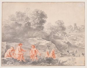 Nus em uma paisagem (possivelmente Diana e Callisto)