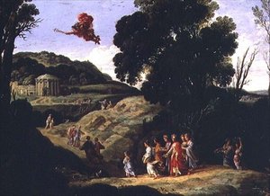 Bacchanal de Cornelis van Poelenburgh or Poelenburch