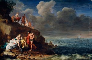 Baco e Ariadne na ilha de Naxos, século XVII