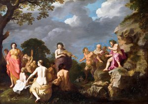 O concurso musical entre Apollo e Marsyas, 1630