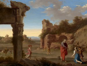O profeta Elias e a viúva de Sarepta, c.1630