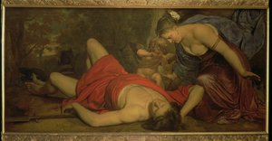 Vênus chorando pela morte de Adonis (óleo sobre tela) de Cornelius Holsteyn