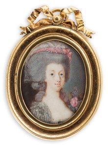 Retrato de Sophia Magdalena da Dinamarca 1746-1813, rainha da Suécia.