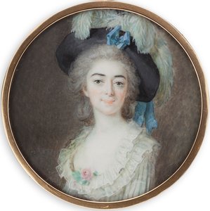 Retrato da bailarina Giovanna Bassi 1762-1834, c. 1780.