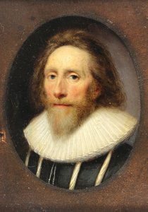 Um cavalheiro de gibão preto cortado, 1639 (wc on velino)