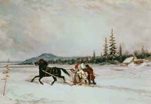 Habitantes de trenó, c.1855