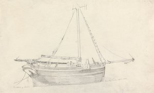 Navio de pesca "Providence" de Scarborough de Cornelius Varley