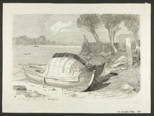 Barcos Escorados de Cornelius Varley