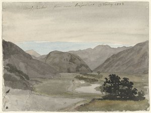 Vista de Moel Siabod de Beddgelert, Norte do País de Gales
Vista de Moel Siabod de Beddgelert, Norte do País de Gales de Cornelius Varley