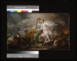 Alegoria da Paz e da Justiça (óleo sobre tela)