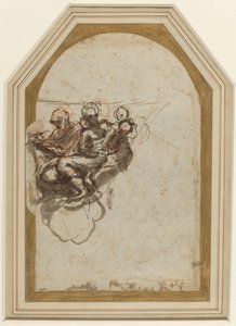 São Mateus e São Jerônimo [verso] de Correggio