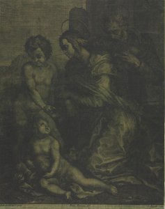 A Sagrada Família com São João de Cosimo Mogalli